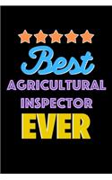 Best Agricultural Inspector Evers Notebook - Agricultural Inspector Funny Gift