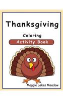 Thanksgiving Coloring Activity Book
