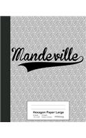 Hexagon Paper Large: MANDEVILLE Notebook(3284 Weezag Hexagon Paper Large Notebook)