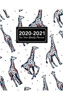 2020-2021 Two Year Weekly Planner