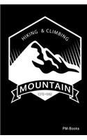 Hiking & Climbing Mountain Estd 1982: Gepunktetes A5 Notizbuch oder Heft für Schüler, Studenten und Erwachsene