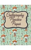 Calligraphy Practice Paper: Calligraphy Guide Paper, Calligraphy Training, Calligraphy Paper Pad For Beginners, Hand Lettering Practice Paper, Cute Cowboys Cover