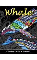 Whale Coloring Book for Adults