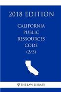 California Public Ressources Code (2/3) (2018 Edition)