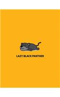 Lazy black panther