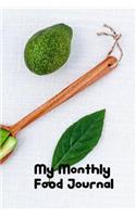 My Monthly Food Journal