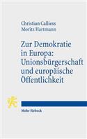 Zur Demokratie in Europa