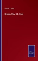 Memoir of Rev. H.B. Soule