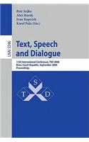 Text, Speech and Dialogue