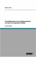 Einzelfallanalyse eines Kritikgespräches auf einer chirurgischen Station