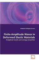 Finite-Amplitude Waves in Deformed Elastic Materials