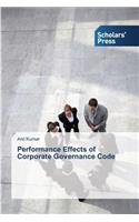 Performance Effects of Corporate Governance Code