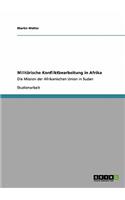 Militärische Konfliktbearbeitung in Afrika