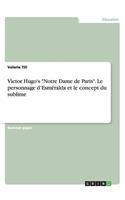 Victor Hugo's Notre Dame de Paris. Le personnage d'Esméralda et le concept du sublime