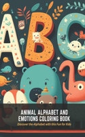 Animal Alphabet and Emotions Coloring Book