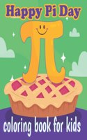 Pi day coloring book for kids