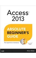 Access 2013 Absolute Beginner's Guide
