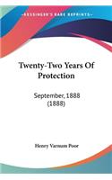 Twenty-Two Years Of Protection