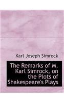 The Remarks of M. Karl Simrock, on the Plots of Shakespeare's Plays: (English)