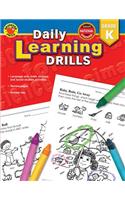 Daily Learning Drills, Grade K