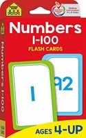 School Zone Numbers 1-100 Flash Cards