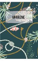 Ukraine: Liniertes Reisetagebuch Notizbuch oder Reise Notizheft liniert - Reisen Journal für Männer und Frauen mit Linien