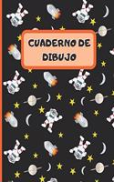 Cuaderno de Dibujo: ESPACIO Y PLANETAS. CUADERNO PARA DIBUJAR, 22cm X 28cm. 100 PAGINAS EN BLANCO, GRAN TAMAÑO. REGALO CREATIVO Y ORIGINAL. Cumpleaños. Niños y niñas.