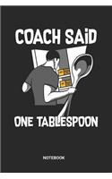 Notebook: Dotted Lined Funny Fitness Notebook (6x9 inches) ideal as a Nutrition & Exercise Journal. Perfect as a Tracking Book for everybody who wants to loos