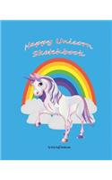 Happy Unicorn Sketchbook