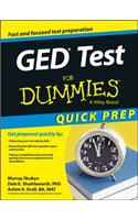 GED Test for Dummies, Quick Prep