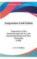 Ansprachen Und Gebete