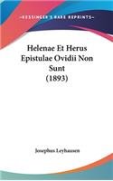 Helenae Et Herus Epistulae Ovidii Non Sunt (1893)