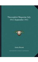 Theosophist Magazine July 1911-September 1911