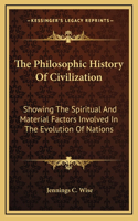 Philosophic History Of Civilization