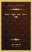 Songs Of Sigma Alpha Epsilon (1921)