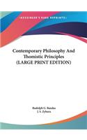 Contemporary Philosophy and Thomistic Principles