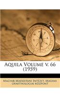 Aquila Volume V. 66 (1959)