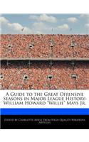A Guide to the Great Offensive Seasons in Major League History: William Howard Willie Mays Jr.