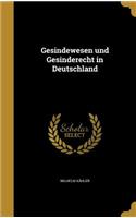 Gesindewesen und Gesinderecht in Deutschland