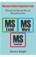 Microsoft Office Productivity Pack' Microsoft Excel, Microsoft Word, and Microsoft PowerPoint