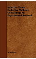 Inductive Versus Deductive Methods Of Teaching: An Experimental Research(English)