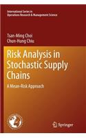 Risk Analysis in Stochastic Supply Chains