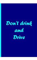 Don't Drink and Drive