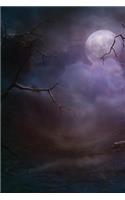 Gloom Moon Grid Notebook: 150 Page Grid Notebook Journal Diary