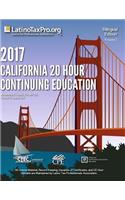 2017 California 20 Hour Continuing Education: Bilingual Edition, Volume I