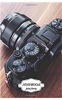 Camera on Wood: Small Pocket Notebook