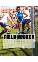 Field Hockey Notebook: Notebook with 150 lined pages