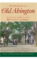 Remembering Old Abington
