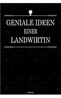 Geniale Ideen einer Landwirtin Notizbuch