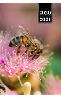 Bee Insects Beekeeping Beekeeper Week Planner Weekly Organizer Calendar 2020 / 2021 - Very Hungry